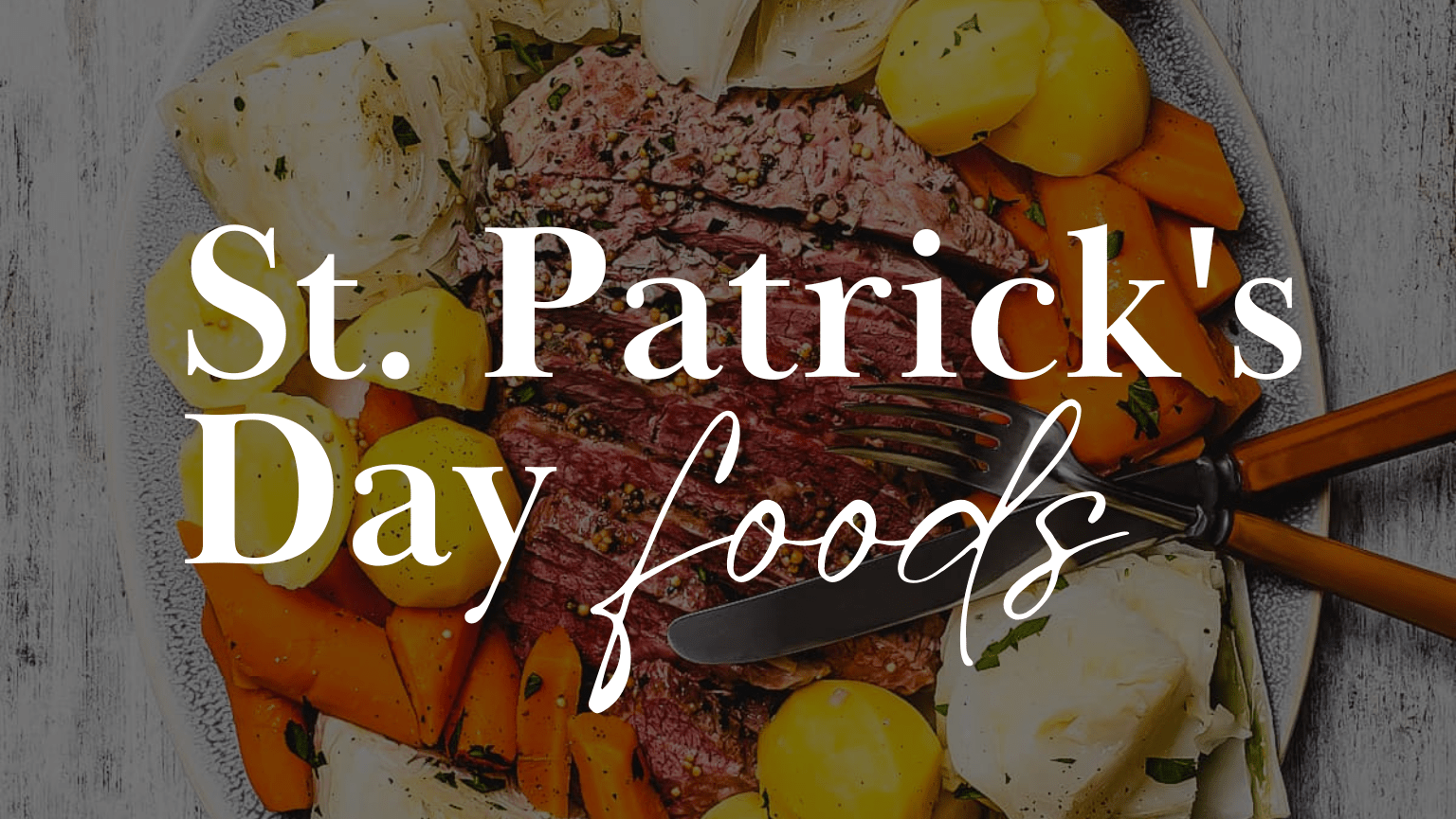 St. Patricks Day recipes food not corned beef