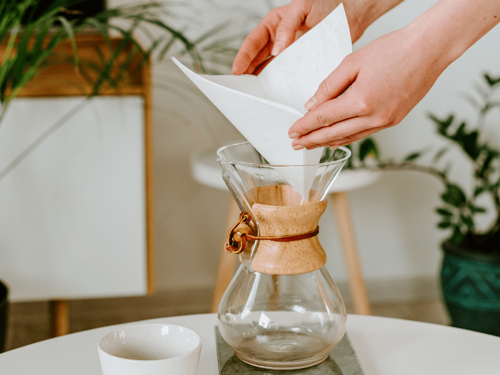 can I use a paper towel for a coffee filter